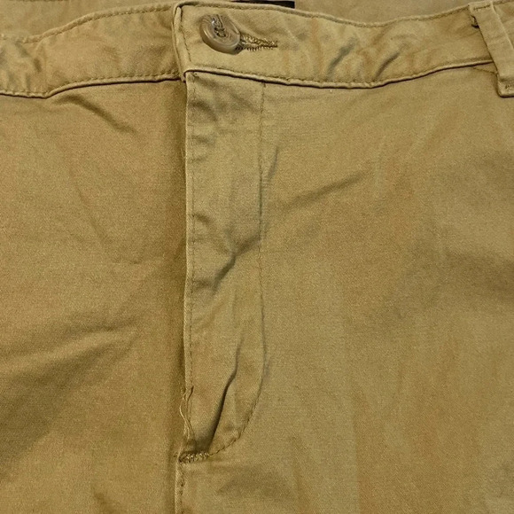 Lee relaxed fit classic 4 pocket style women pants size 16 medium color flax - Picture 4 of 15